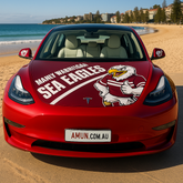 Manly Warringah Sea Eagles Bonnet Flag & Side Mirror Covers