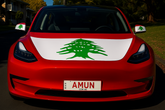 Lebanese Bonnet Flag & Side Mirror Covers