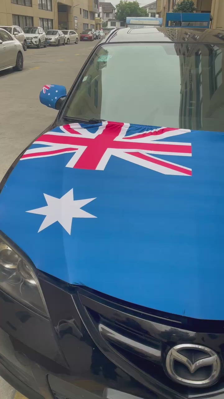 Australian Bonnet Flag & Side Mirror Covers