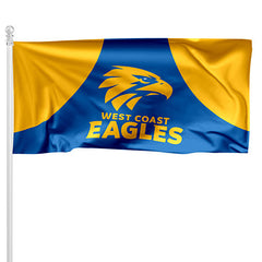 West Coast Eagles AFL Flag – 90cm X 150cm Heavy-Duty Supporters Banner | Quadruple-Stitched & Weatherproof