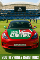 South Sydney Rabbitohs Bonnet Flag & Side Mirror Covers
