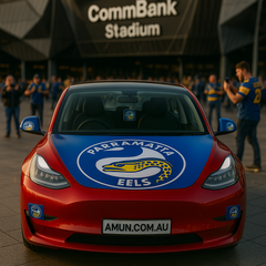 Parramatta Eels Bonnet Flag & Side Mirror Covers