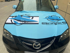 Cronulla-Sutherland Sharks Bonnet Flag & Side Mirror Covers
